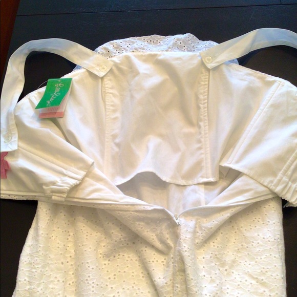 Lily Pulitzer White Eyelet Maxi Dress NWT - Picture 4 of 16